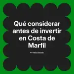 Qué considerar antes de invertir en Costa de Marfil