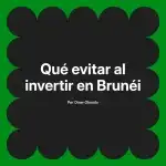 Qué evitar al invertir en Brunéi