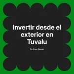Invertir desde el exterior en Tuvalu