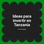 Ideas para invertir en Tanzania