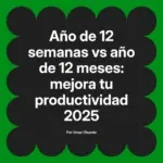 Año de 12 semanas vs año de 12 meses: mejora tu productividad 2025