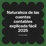 Naturaleza de las cuentas contables explicada fácil 2025