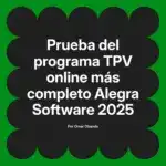 Prueba del programa TPV online más completo Alegra Software 2025